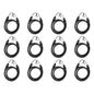 12 x 130 cm / 51" Heavy Duty Bungee Cord with Hooks - Strong 8mm Elastic Luggage Straps for Roof Rack, Travel, Camping, Car Boot