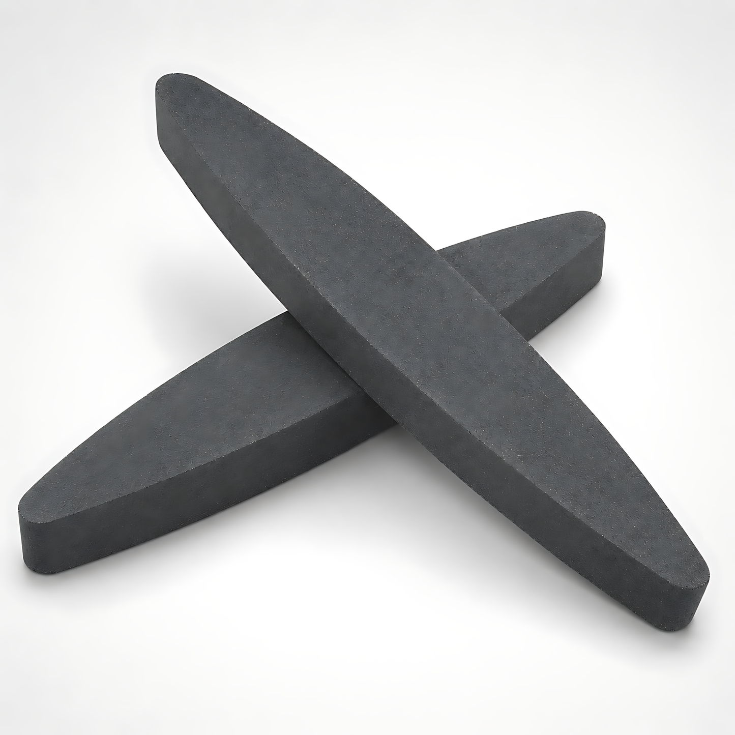 2 x Sharpening Stones 23cm Fine Grain Whetstones for Kitchen Knives, Scythes, Sickles, Garden Blades, Fine Edge Honing